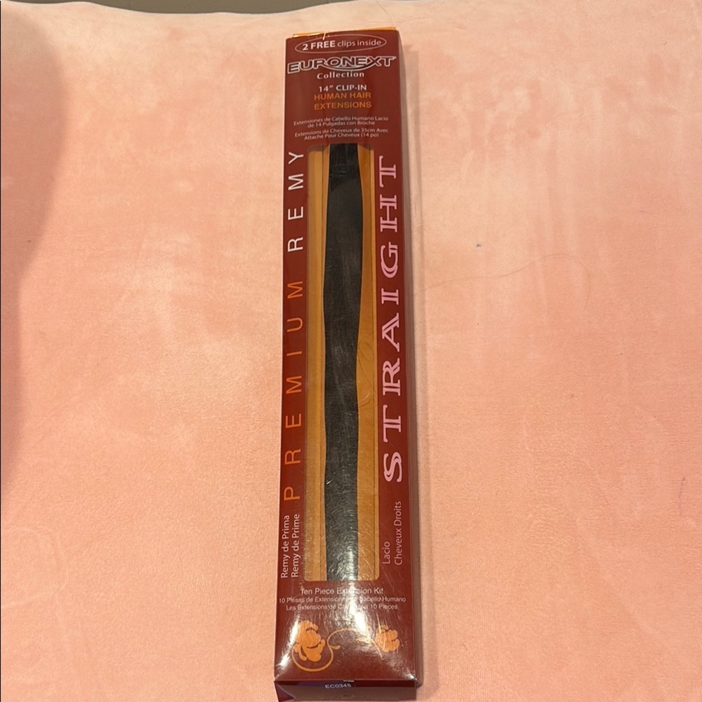 Premium Remy Straight Hair Extensions -light caramel